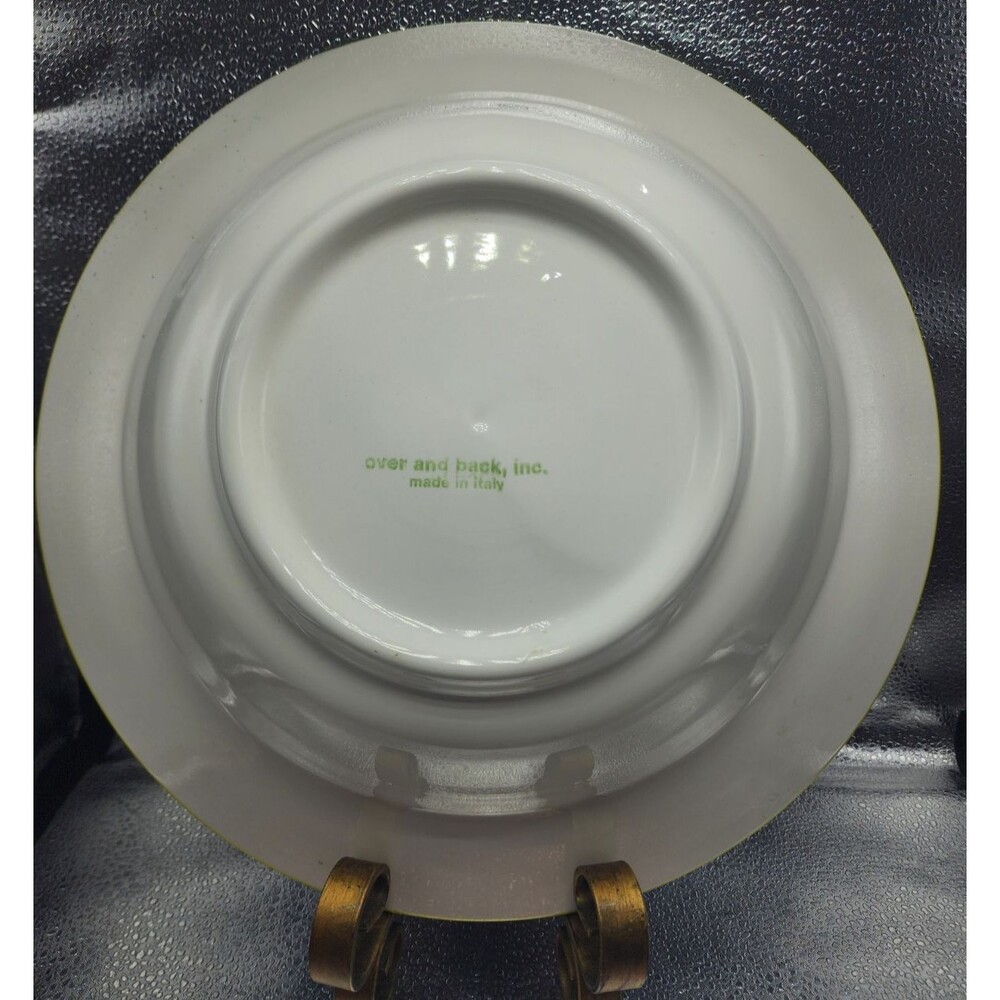 Over & Back Sojourn Sponge Blue Large Pasta Serving Bowl ITALY (READ LISTING!!!) - Picture 4 of 14